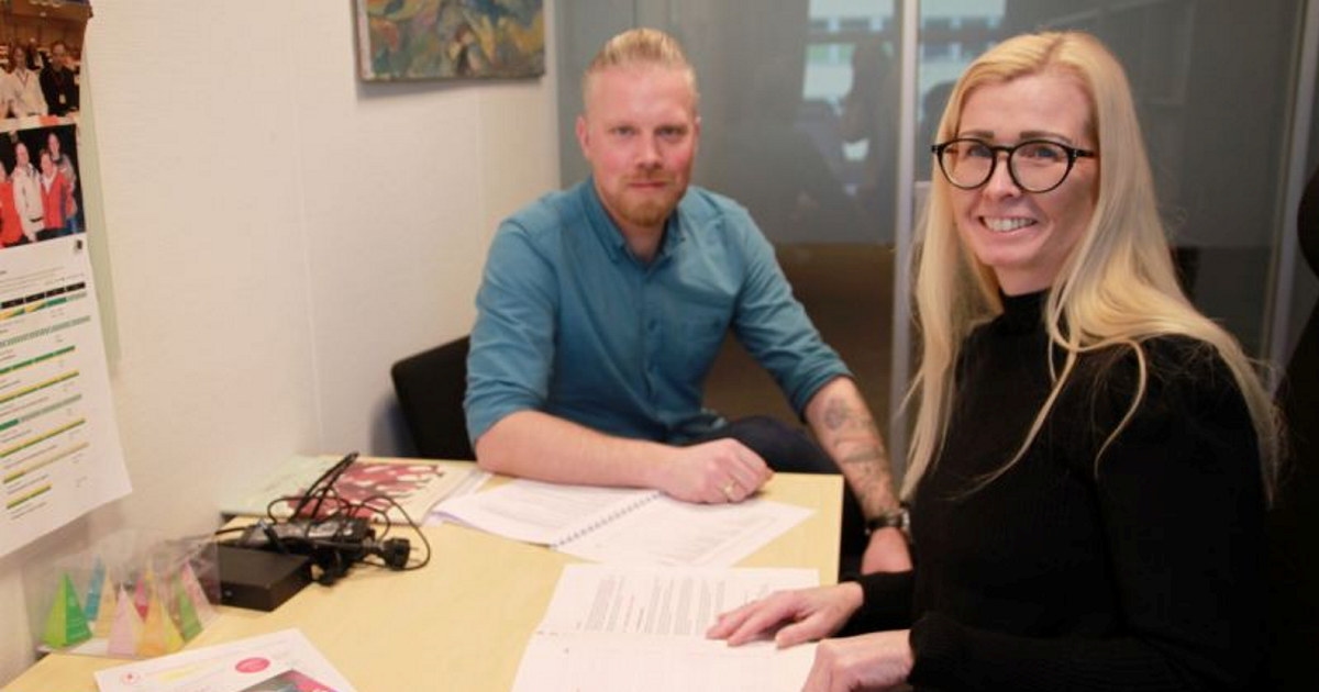 Merete i NNN og Lars Lindland, prosjektleder