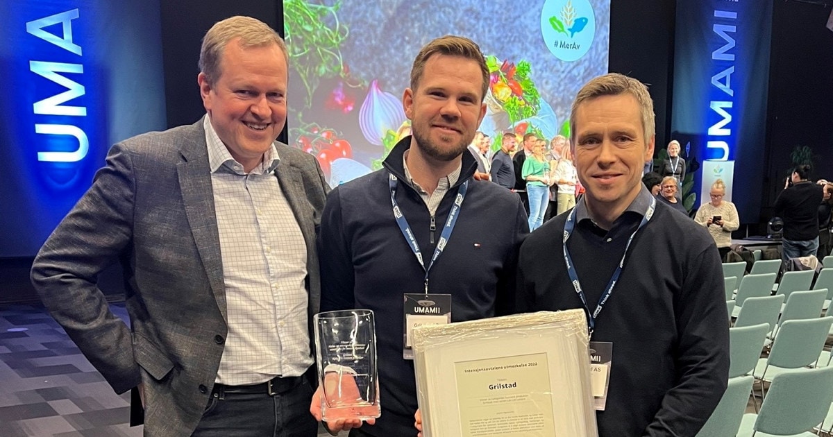 Fra venstre:  Marketing- og Innovasjonsdirektør Ragnar Johansen, produktsjef Adrian Holdbakk og utviklingssjef Espen Stav Hansen.