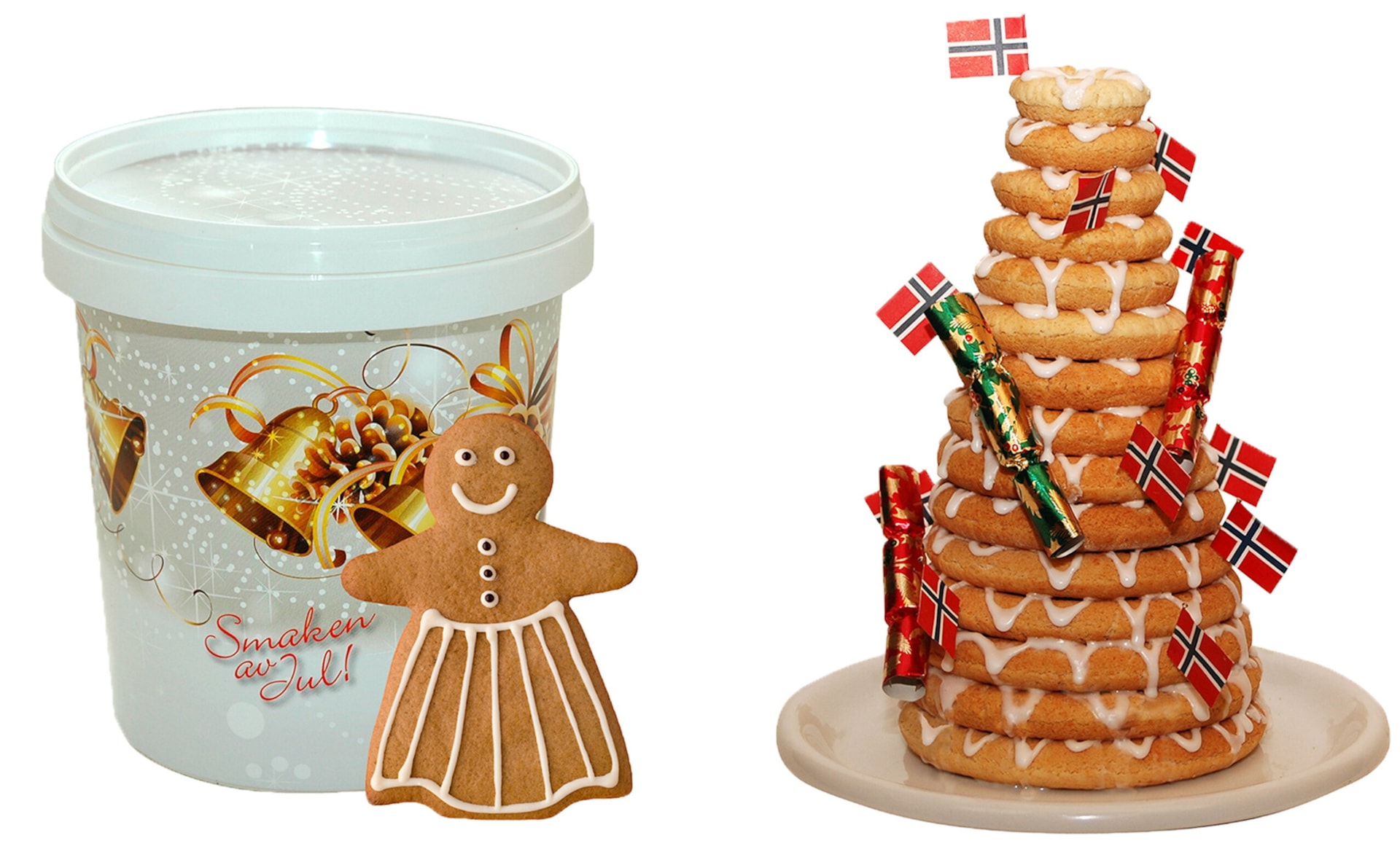 Pepperkakedeig og kransekake fra Bakehuset Nord-Norge