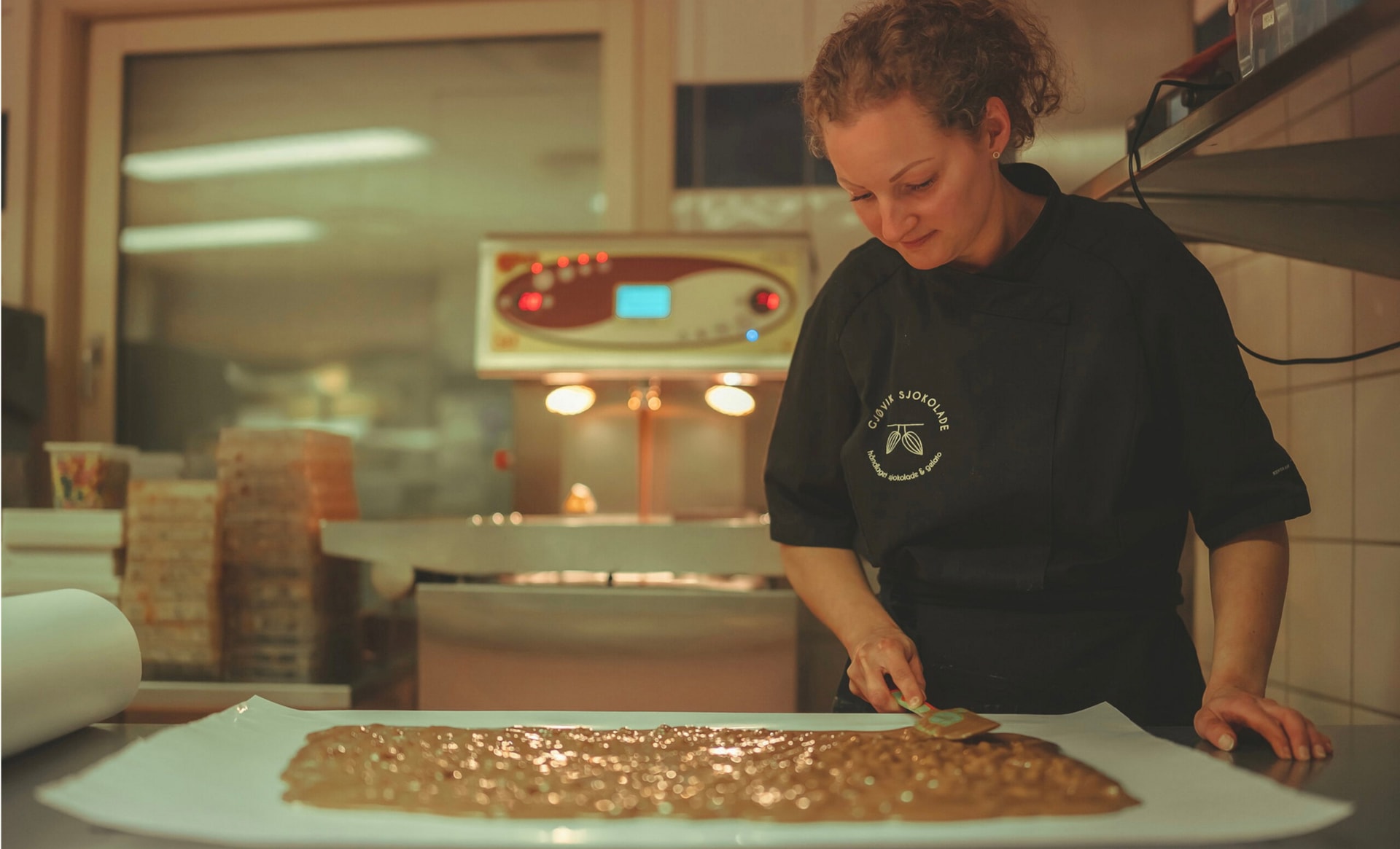 Det lages sjokolade hos Gjøvik sjokolade
