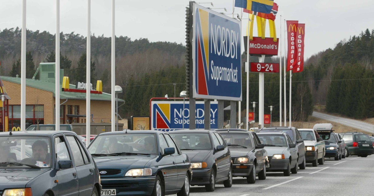 Bilder av grensehandel